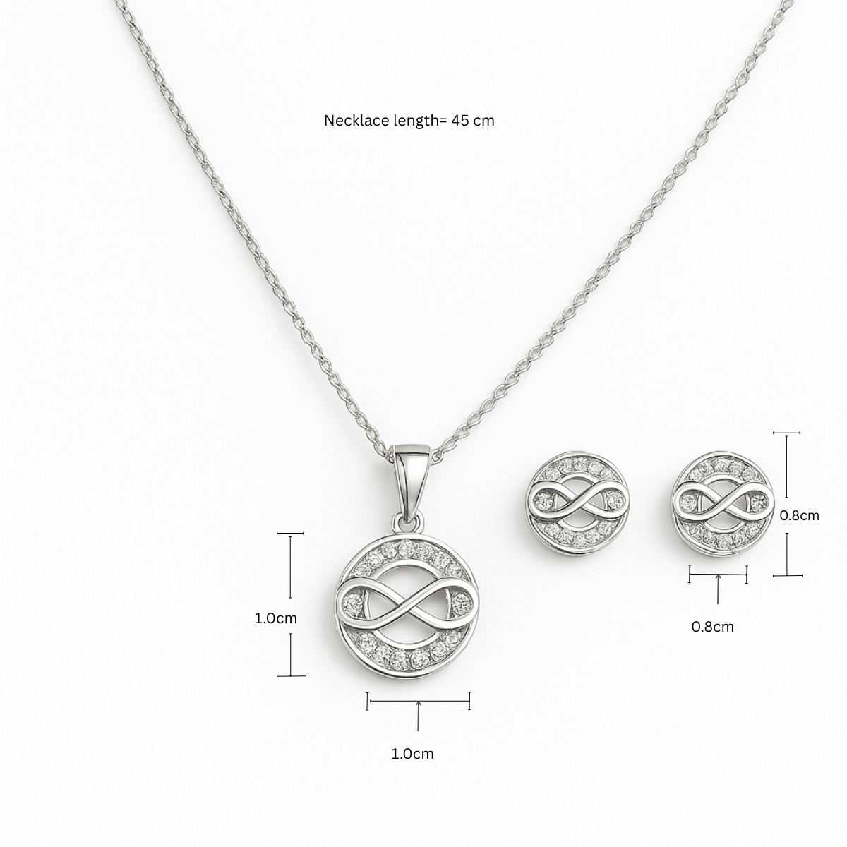 Infinity Jewellery Set - Yenny Jewels