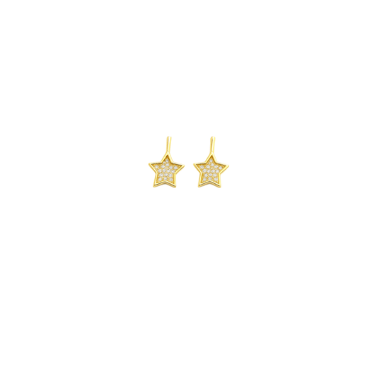 Starlight Elegance – Gold - Plated Sterling Silver Star Set - Yenny Jewels
