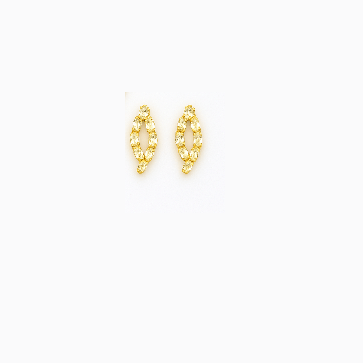 Crystal Link Necklace & Earrings Set - Yenny Jewels