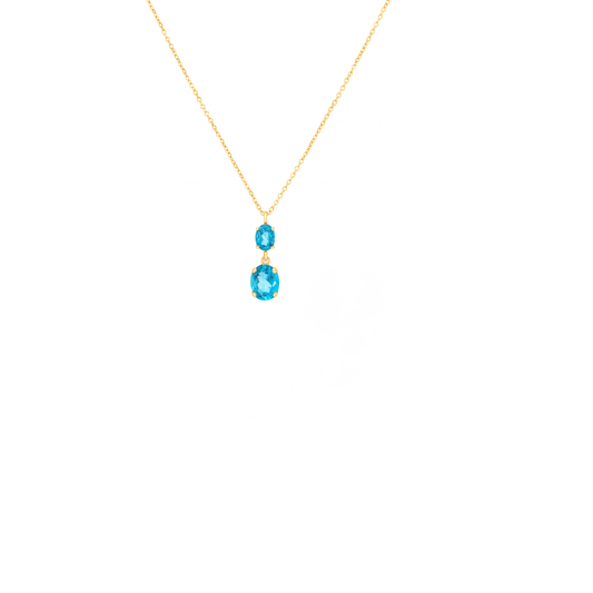 Luxe Blue Gemstone Jewellery Set - Yenny Jewels