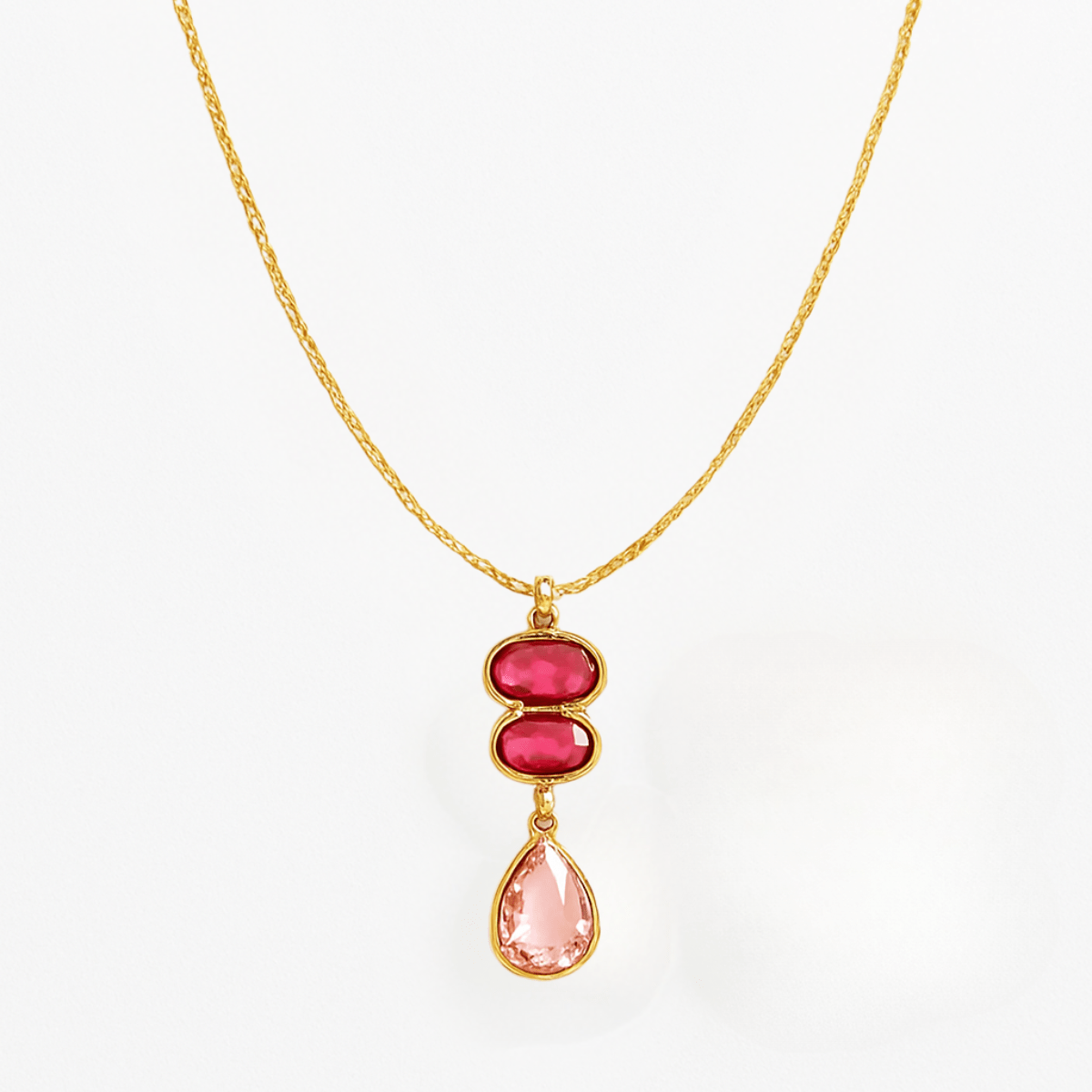 Teardrop Necklace & Earrings Set - Yenny Jewels