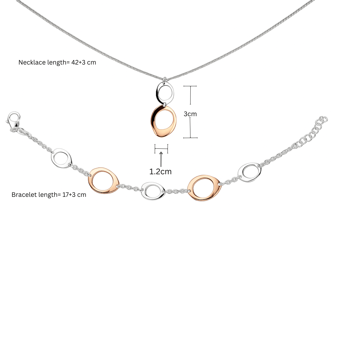 Elegant Wave Design Jewellery Set - Yenny Jewels