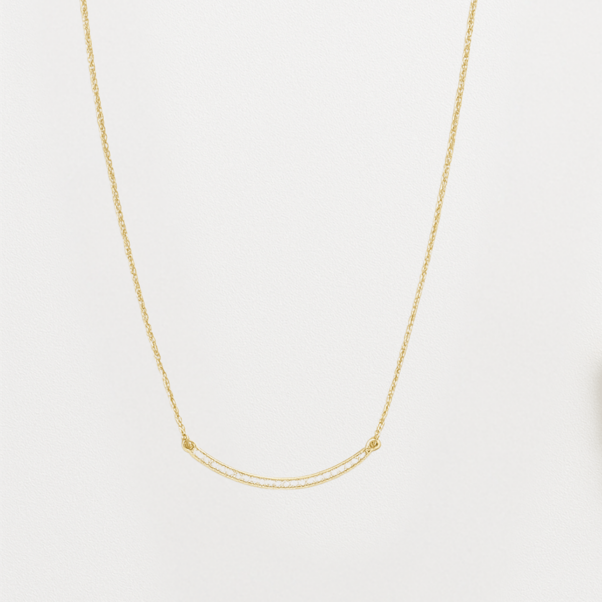 Pave Bar Necklace & Ear Climber Set - Yenny Jewels