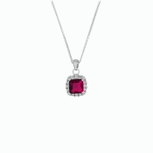 Ruby Red Halo Set - Yenny Jewels