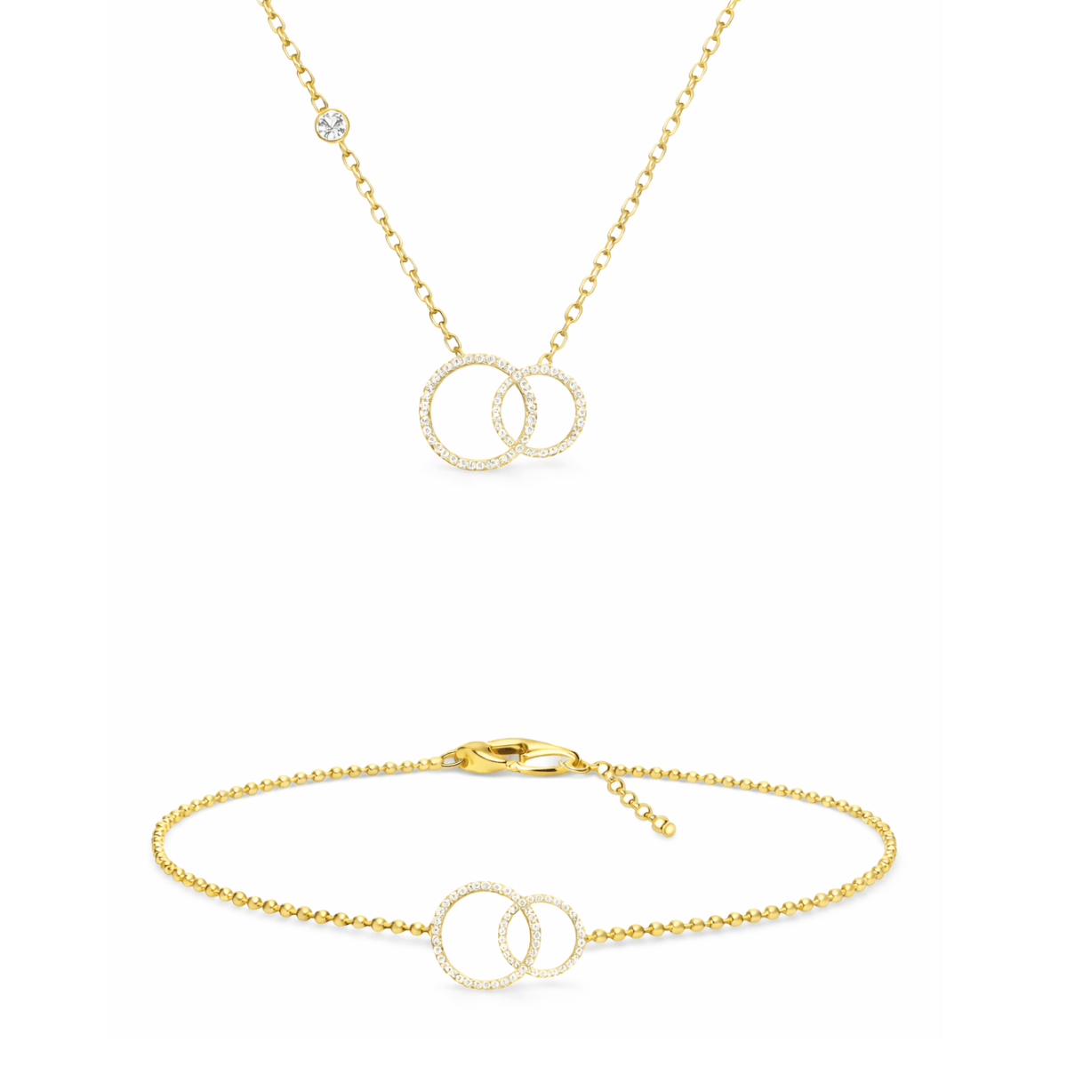 The Eternal Bond Set | 316L Stainless Steel & Rhinestone - Yenny Jewels