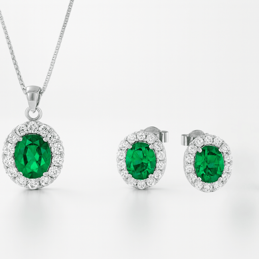 Verdant Halo Set - Yenny Jewels