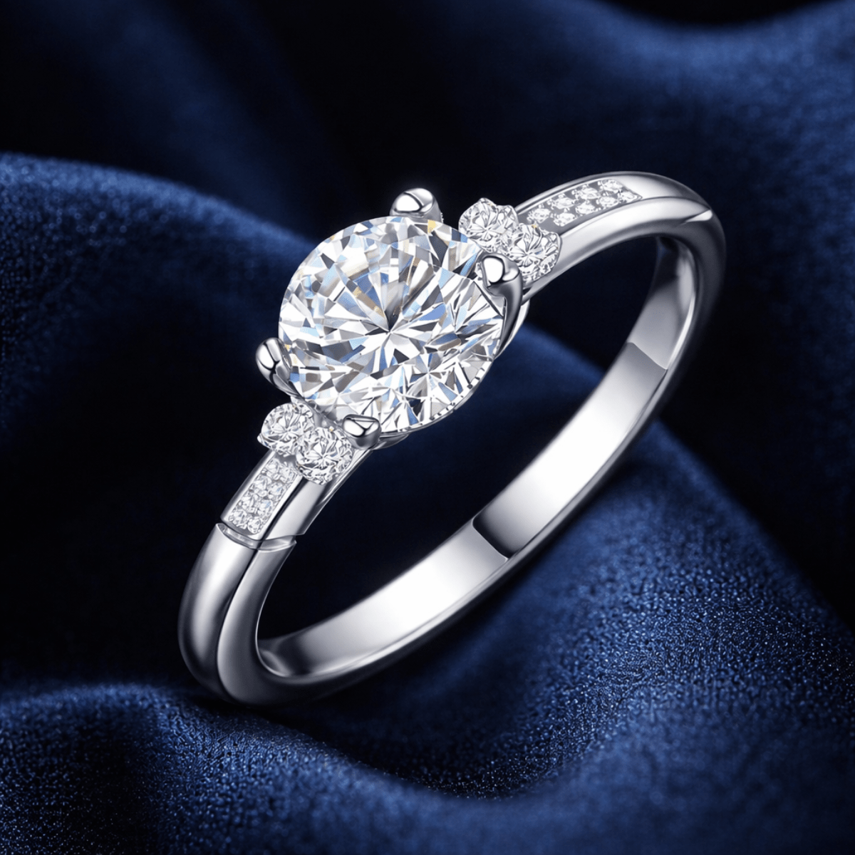 The Midnight Solitaire Ring - Yenny Jewels