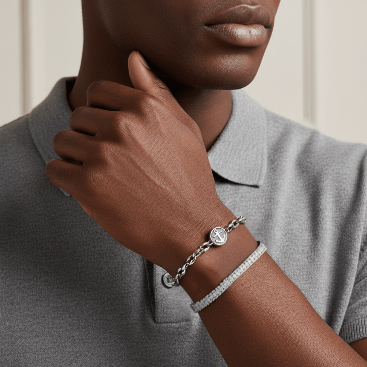 Navigator Duo Men's Jewelry Set - 316L Stainless Steel - Yenny Jewels