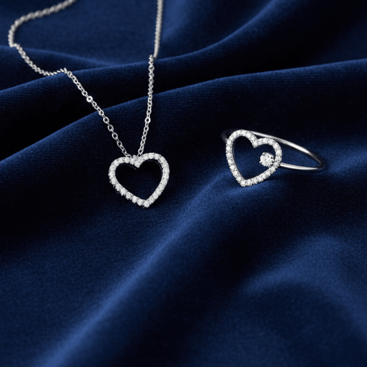 Eternal Heart Set - 316L Stainless Steel Minimalist Jewellery - Yenny Jewels
