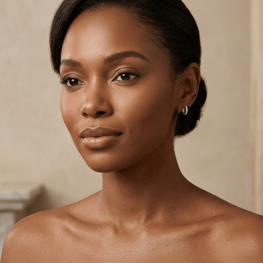 Radiant Vault Crystal Hoop Earrings – Rhodium - Plated 316L Steel - Yenny Jewels