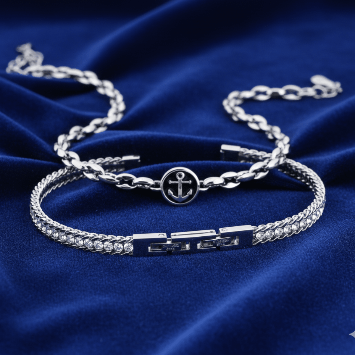 Navigator Duo Men's Jewelry Set - 316L Stainless Steel - Yenny Jewels