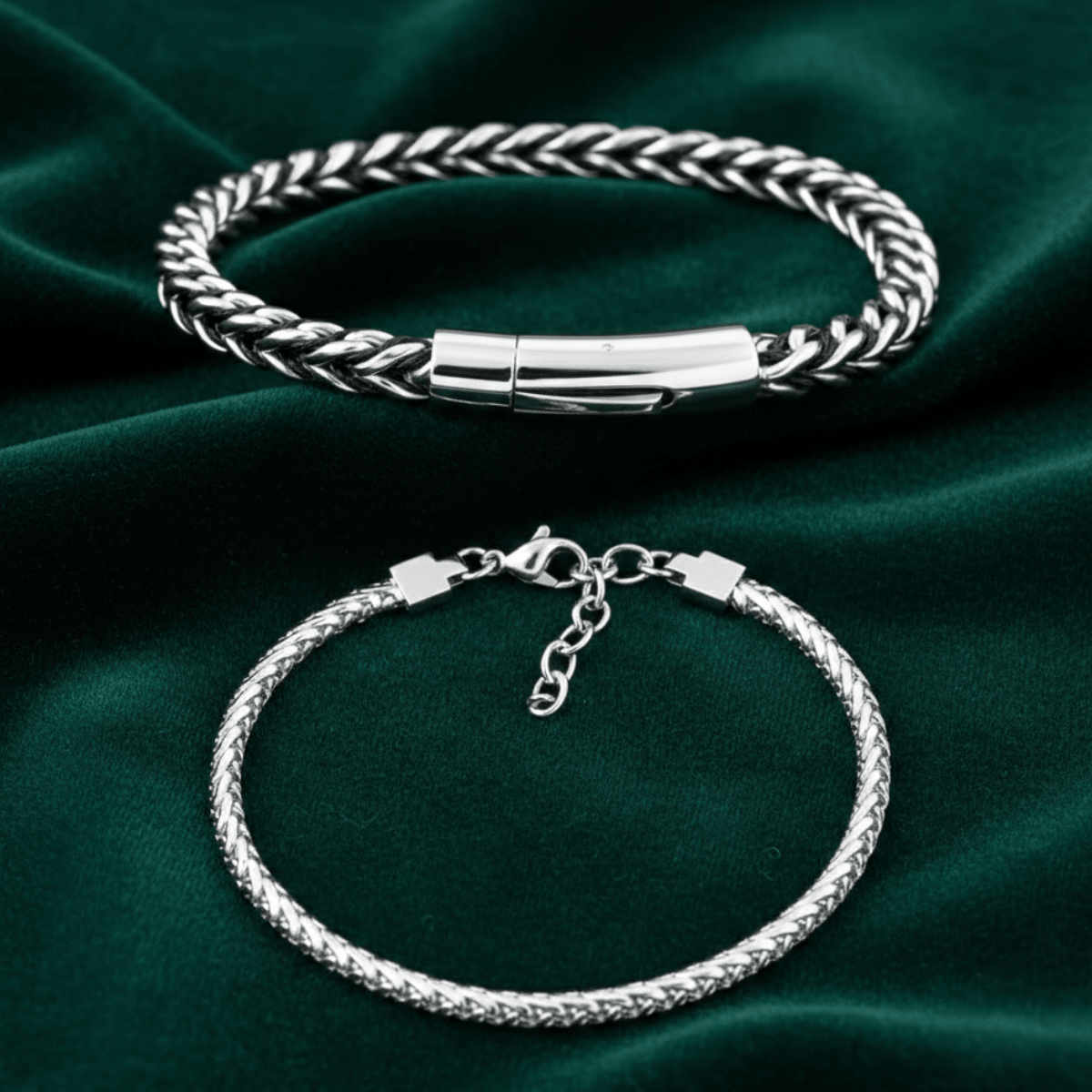 Element Series - Minimalist 316L Stainless Steel Bracelet Duo - Yenny Jewels