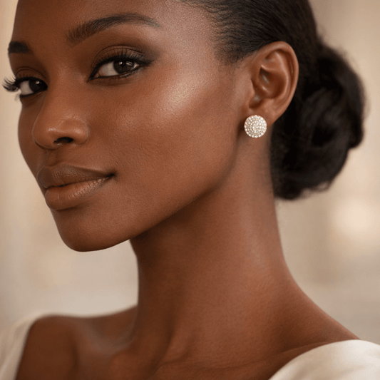 Ice - Fire Pavé Studs: The Untarnishable Standard - Yenny Jewels
