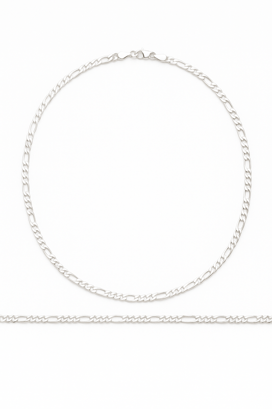 Figaro Chain & Bracelet Set - Yenny Jewels