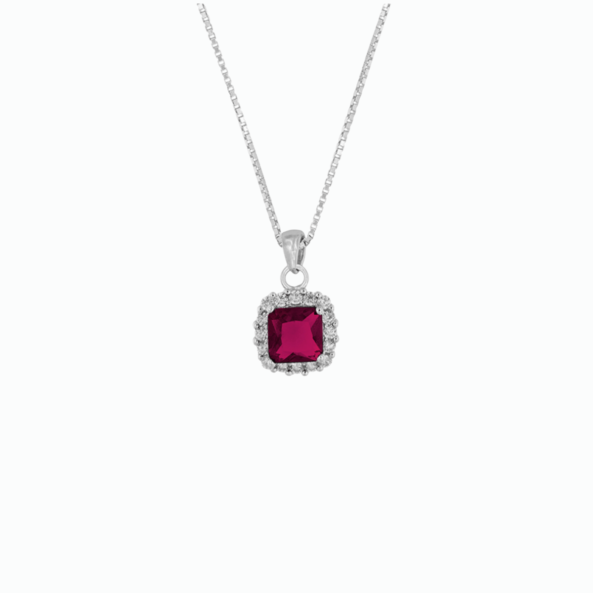 Ruby Red Halo Set - Yenny Jewels