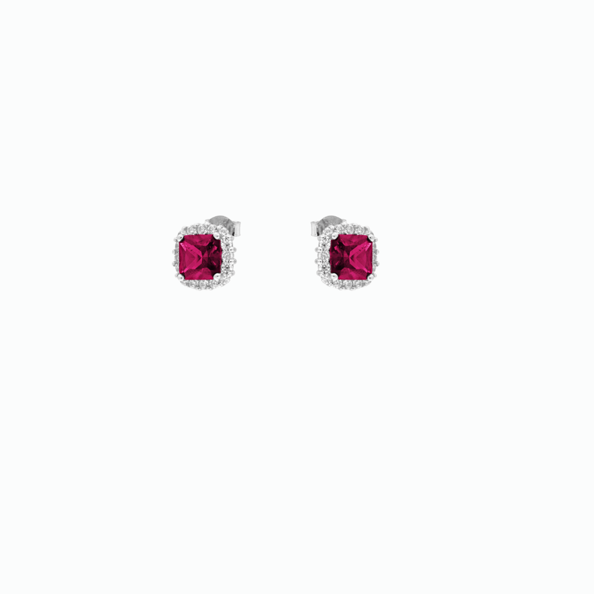 Ruby Red Halo Set - Yenny Jewels